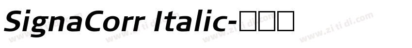 SignaCorr Italic字体转换